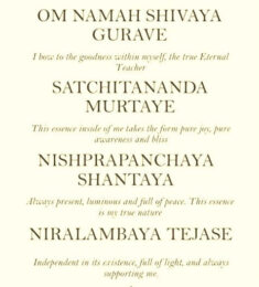 the Siddha Yoga Mantra